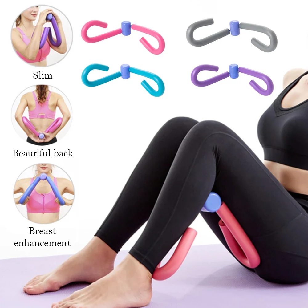 Muscle Trainer Leg Stretching Machine Leg Trainer PVC Thigh Exercisers Home Gym Accessories Thigh Muscle Arm Chest Waist Exerciser Workout Fitness Yoga Equipments