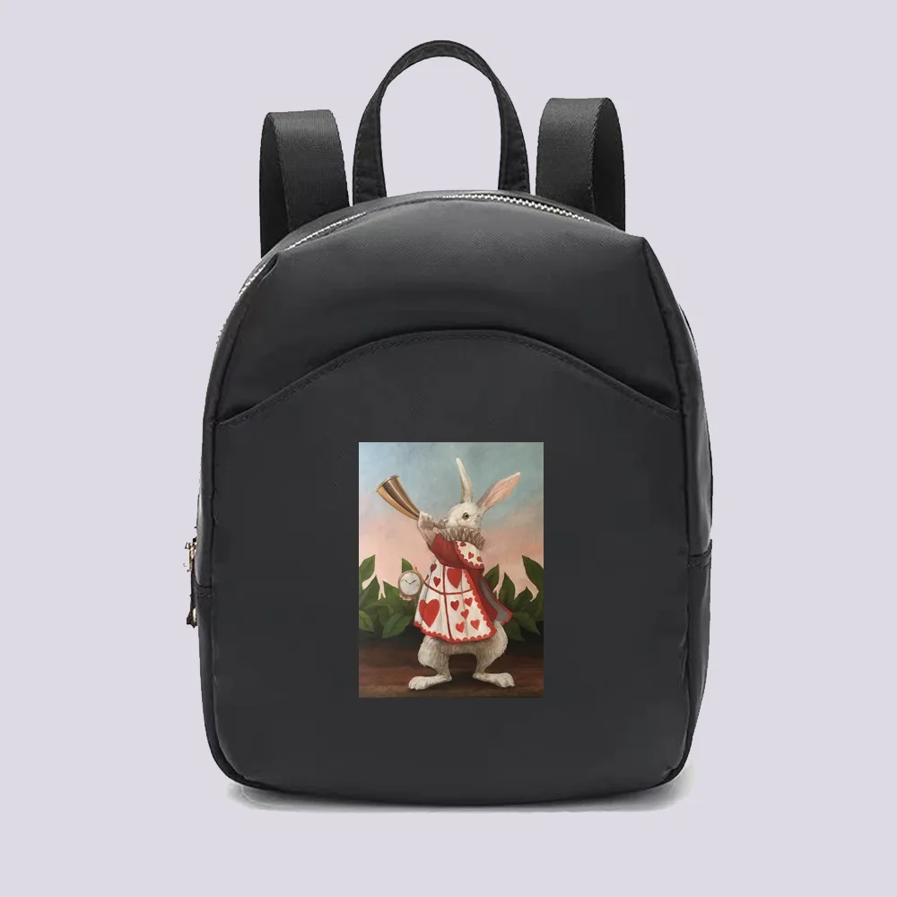 Women Backpacks for Girls Casual Small Daypack Black Fashion Funny Printing Rucksack School Bags for Girl's Backpack