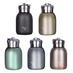 300ml Mini Coffee Vacuum Flasks Lovely Steel Thermo Water Cup Kitchen Tool Travel Cup Portable Bottle B2b5