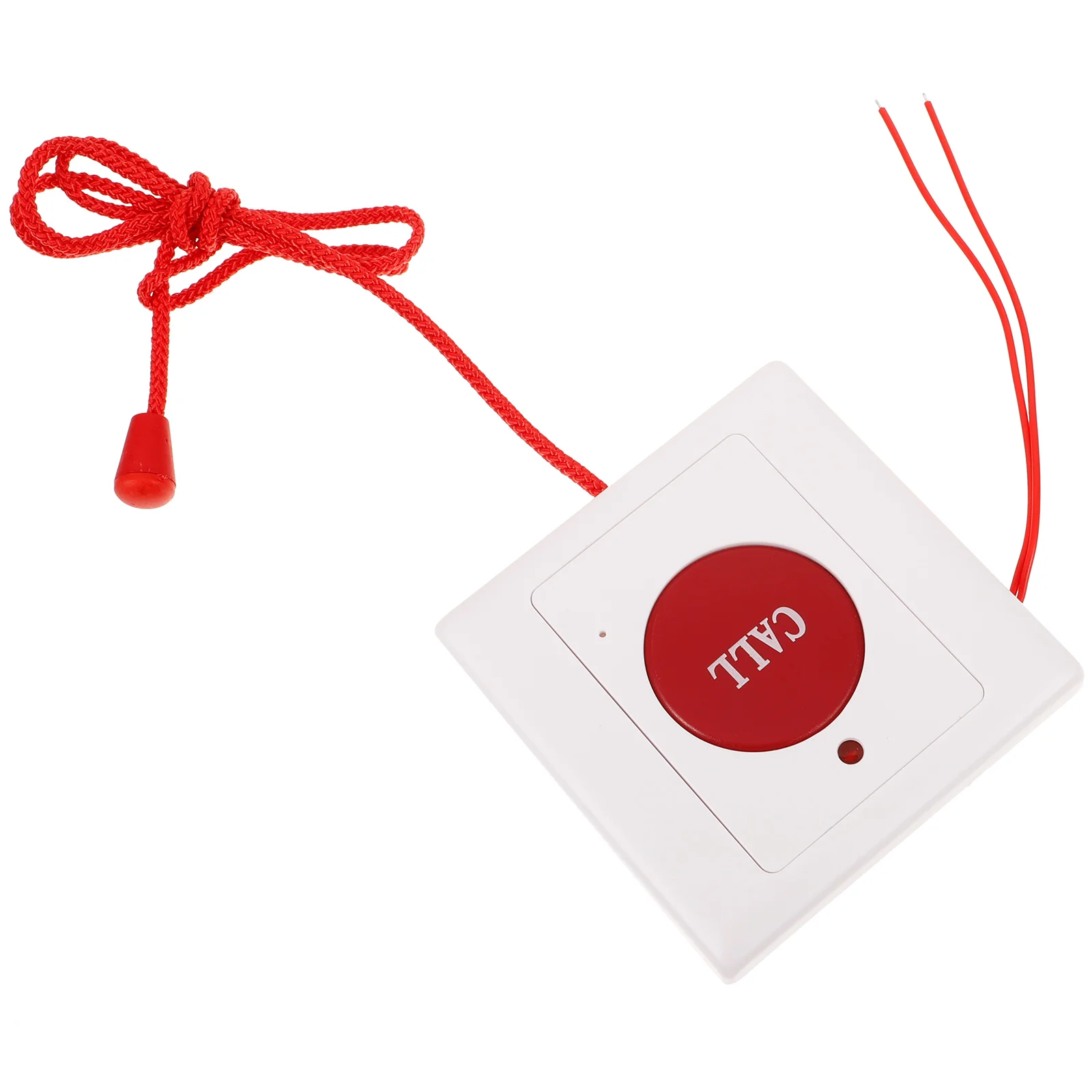 Wall Mount Emergency Rope Sos Alarm Button For Elderly Patient Call Help Switch Panel Pager Alert Device Plastic