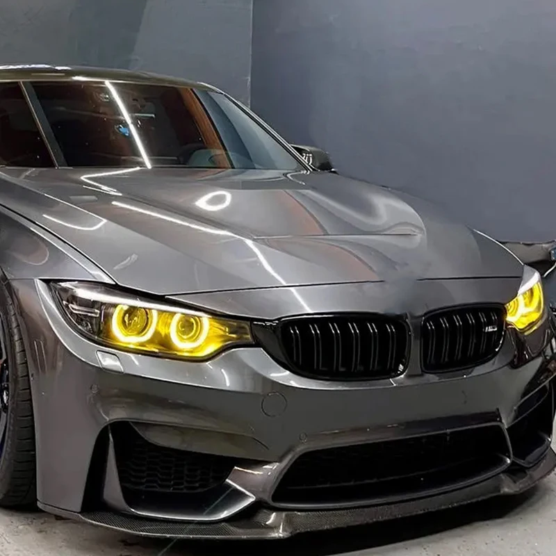 BMW X3 F25 X5 F15 F85 X6 F16 F86 제논 헤드라이트 주간 주행등 칩 63117263051용 레몬 옐로우 엔젤 아이즈 DRL 보드