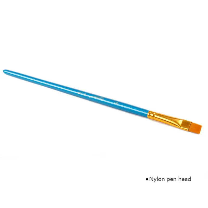 Artists Paint Brush Set Acrylic Watercolor Round Pointed Nylon Tip Hair Multifunction hook line short pointed Pen 10 Pcs paint brushes