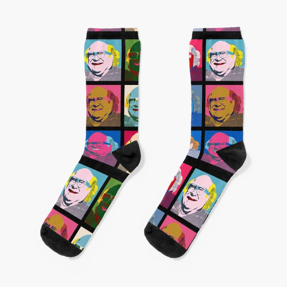 Danny DeVito Pop Art Socks heated anti slip football Socks Ladies Men's kanji camo love peace happiness jungle socks socks winter socks ladies