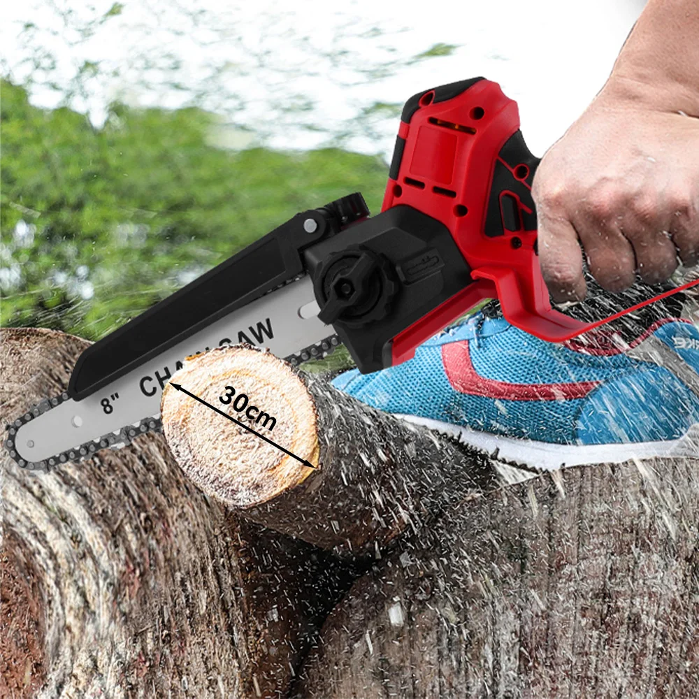 4900W Brushless Telescoping Pole Electric Chainsaw Oiler 8 inch High Branch Garden Cutter Pruning Tool For 21V 18V Battery electric chainsaw