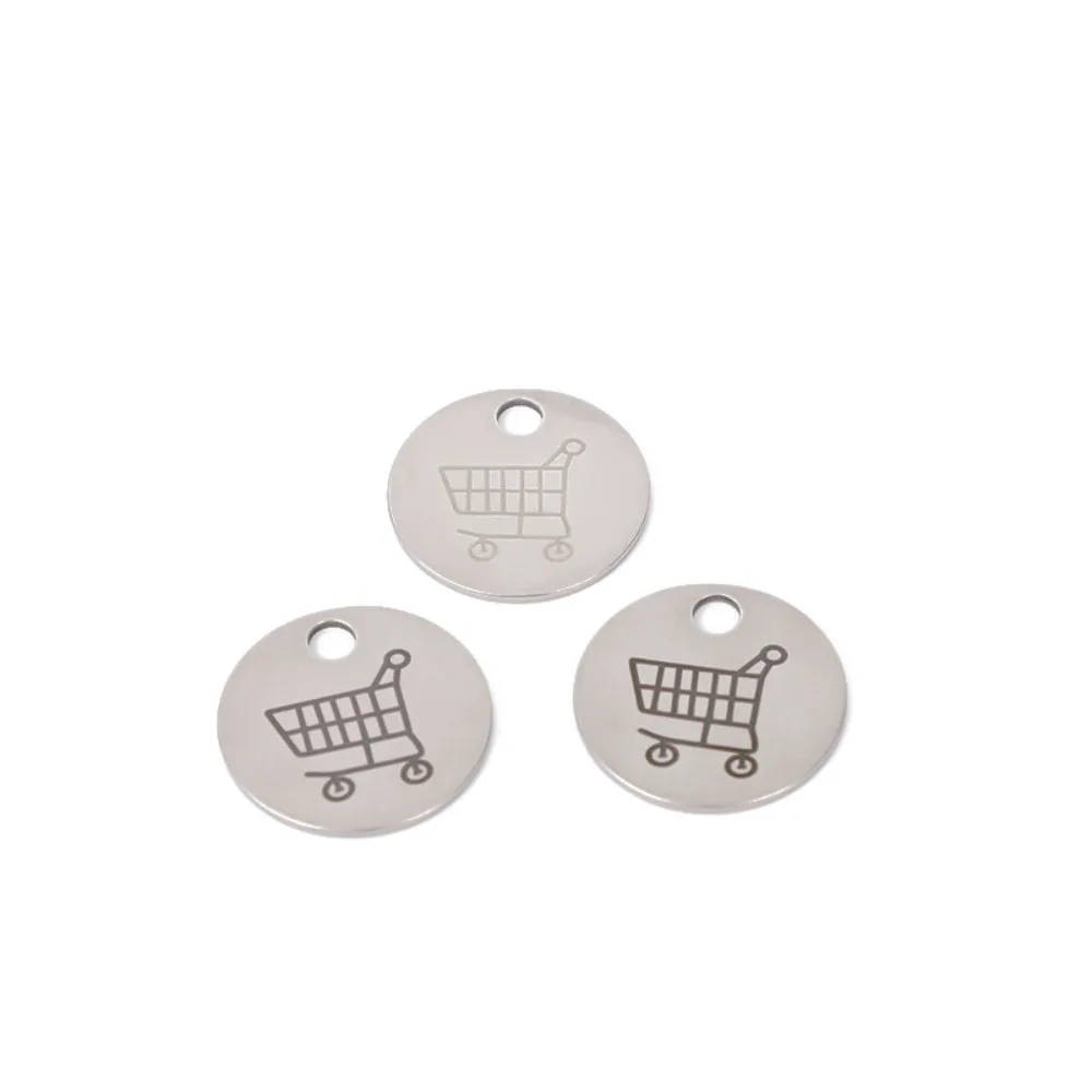 카라비너 후크 트롤리 코인 키링, 실용적인 금속 쇼핑 카트 토큰 거치대, 범용 휴대용, 6 개-Freehip.co.kr