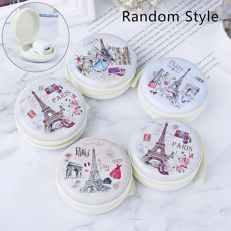 Hot! Case Of Headphones Storage Bag Wallet Keys Holder Case Coin Purses Organnizer Box For Earphone Headphone Earbuds