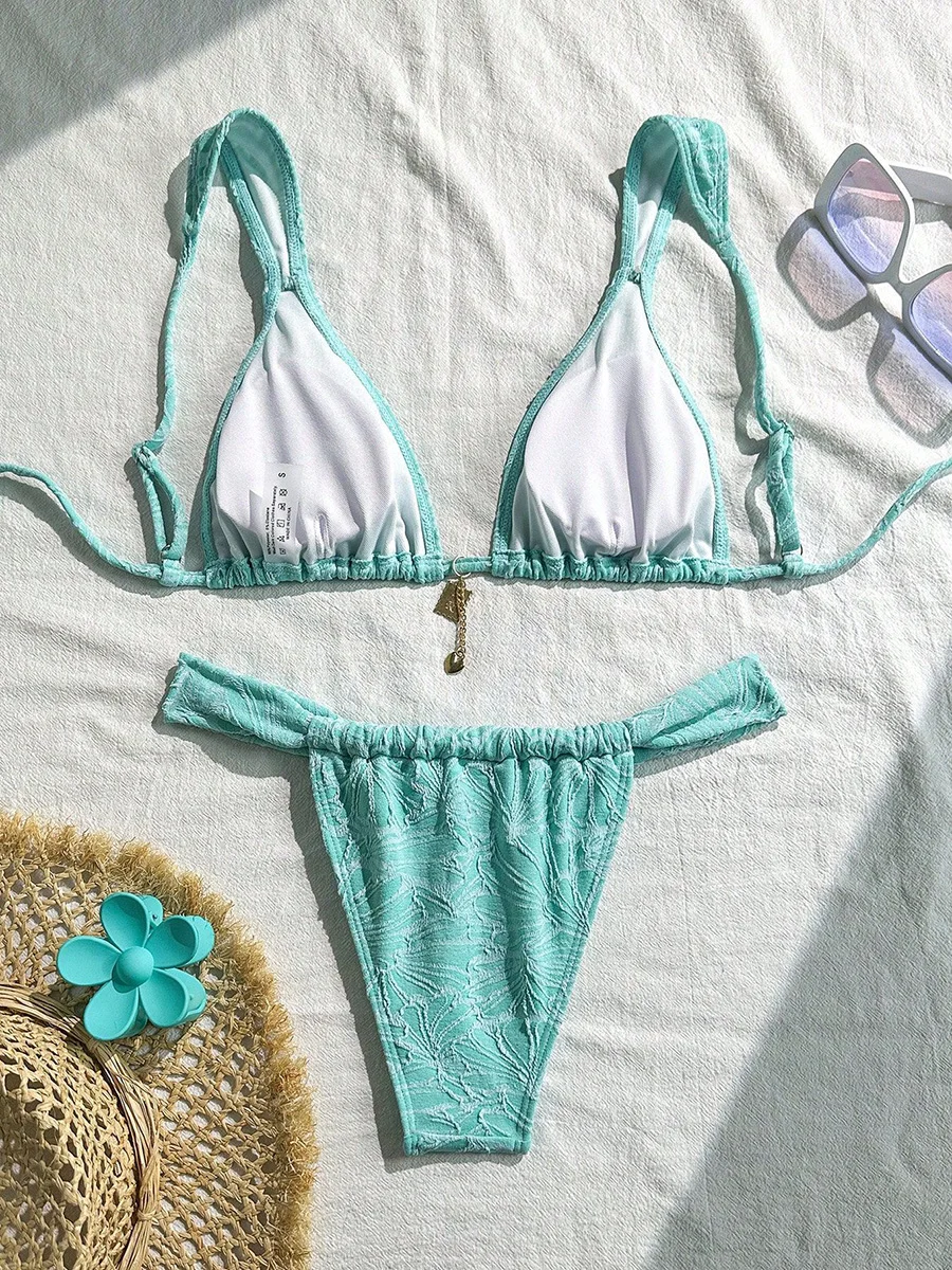 XS - L Printed High Cut Bikini Women Swimwear Female Swimsuit Two-pieces Bikini Set Brazilian Bather Bathing Suit Swim Beachwear 6