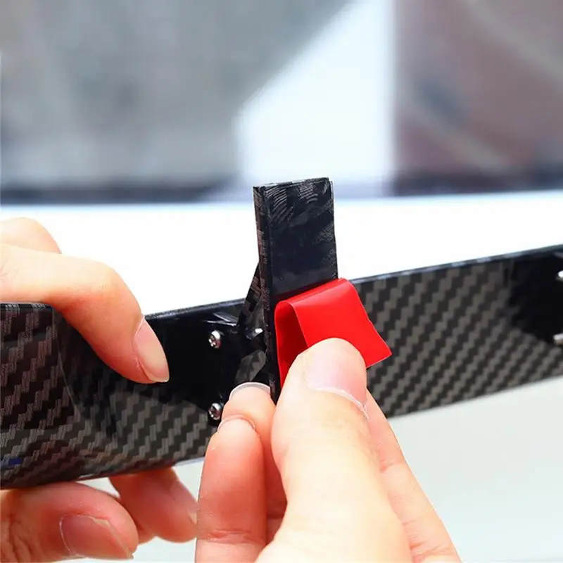 자동차 스포일러 윙 자동차 리어 스포일러 미니 윙 모델 장식 ABS 자동차 범용 미니 스포일러 테일 윙, 자동차 액세서리