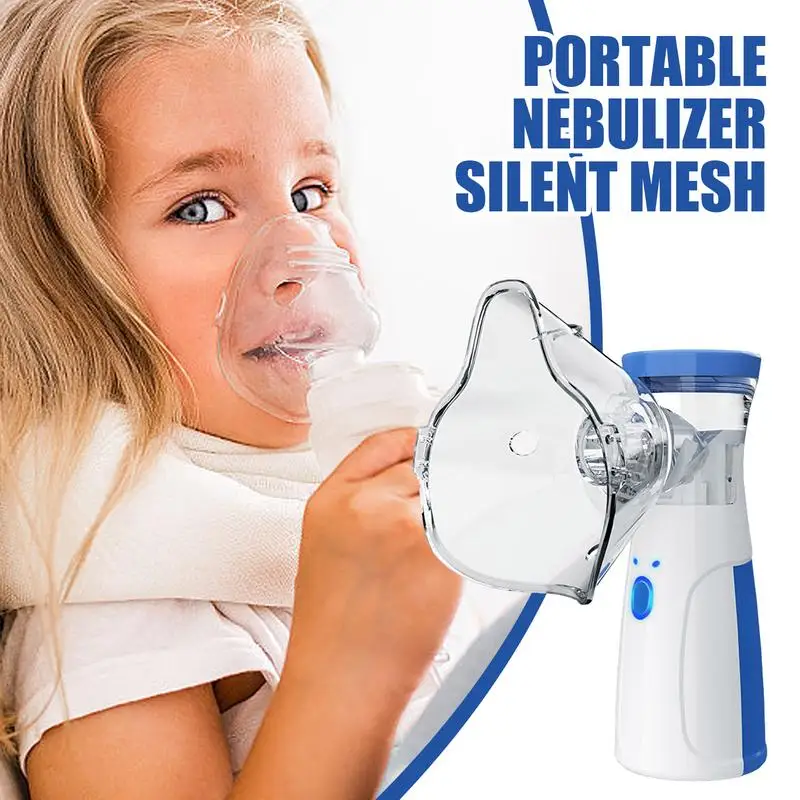 Outdoor Portable Nebulizer Silent Mesh Mini First Aid Kit Handheld Asthma Inhaler Atomizer Kids Adult Saving Mesh Nebulizers