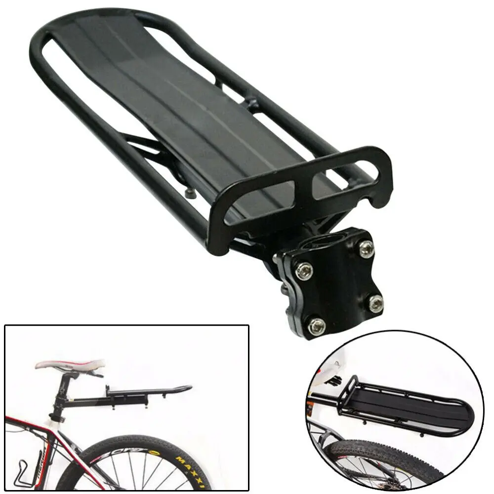 Bike Rear Carrier Rack Adjustable Mountain Bicycle Alloy Luggage Cargo Holder