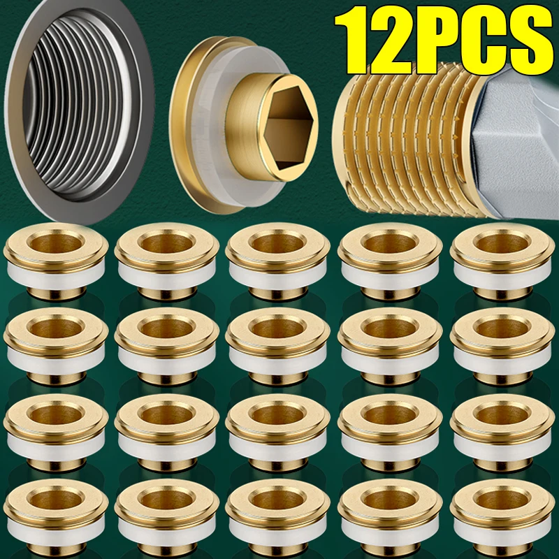 

Faucet Quick Seal Washers Faucet Valve Leak-proof Sealing Rings Gaskets Plumbing Plugs Durable for Bathroom Shower Accessories