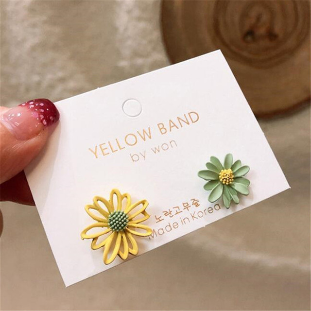 Small Flower Earrings for Women Girls Kids Sweet Jewelry Gifts Boucle D'oreilles Aretes De Mujer Simple Accessories 2022