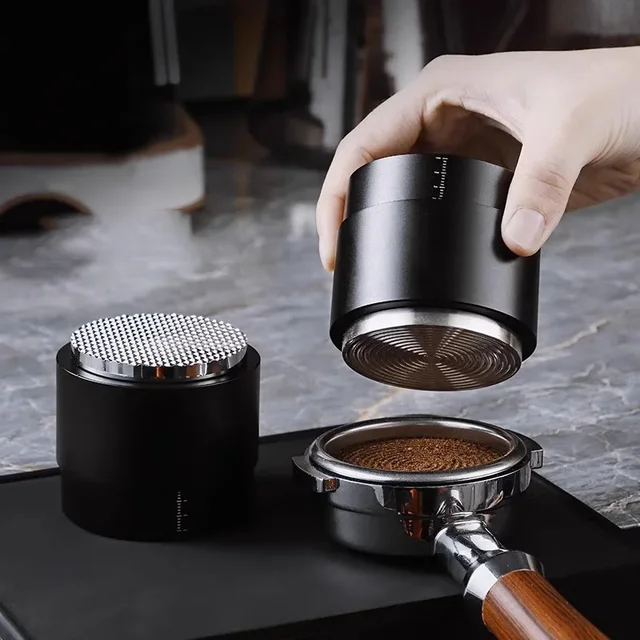 Coffee Distributor Stainless Steel 3-in-1 Coffee Tamper Needles Stirrer Needles Press Powder Hammer Cafe Home Espresso Tooling