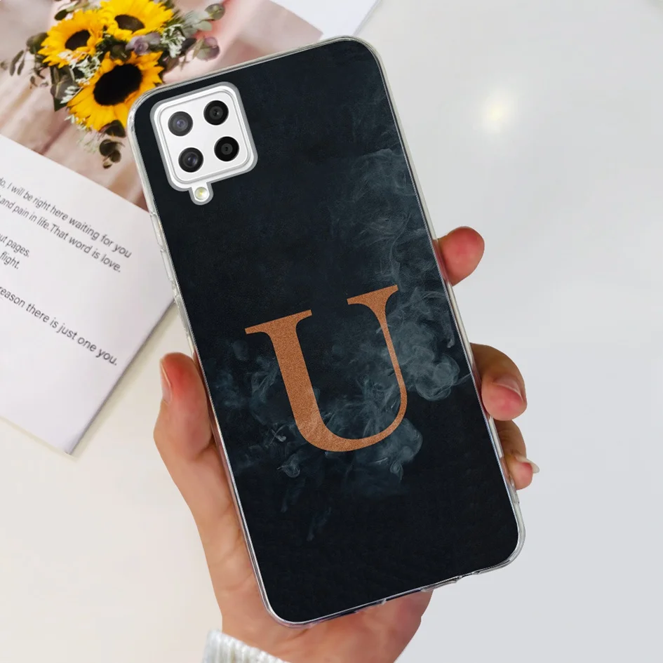 Clear Silicone Cute Letters Phone Case with Bumper