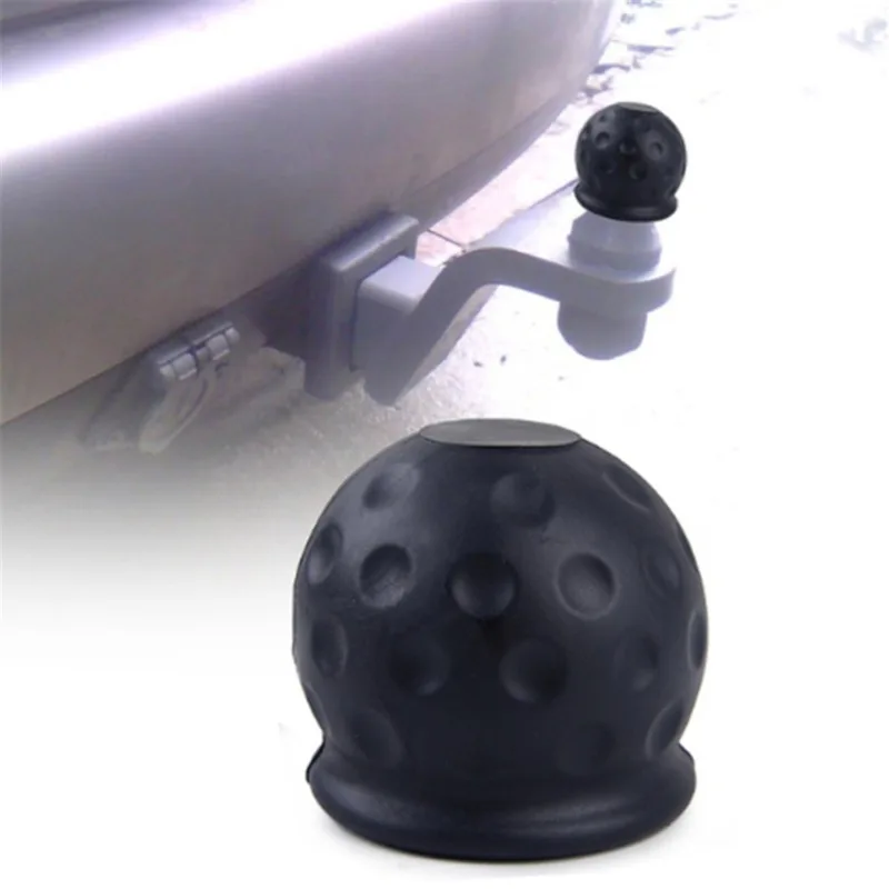 Universal Tow Bar Ball Cover Cap Trailer Ball Cover Tow Bar Cap Hitch Trailer Towball Protect Car Accessories trailer ball cover tow bar ball cover
