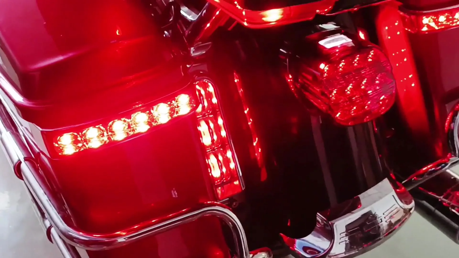 Motorfiets Richtingaanwijzer LED Remvuller Paneel Verlichting Achterspatbord Lamp Voor Harley Touring Road Street Glide Road King Flhr 14 22