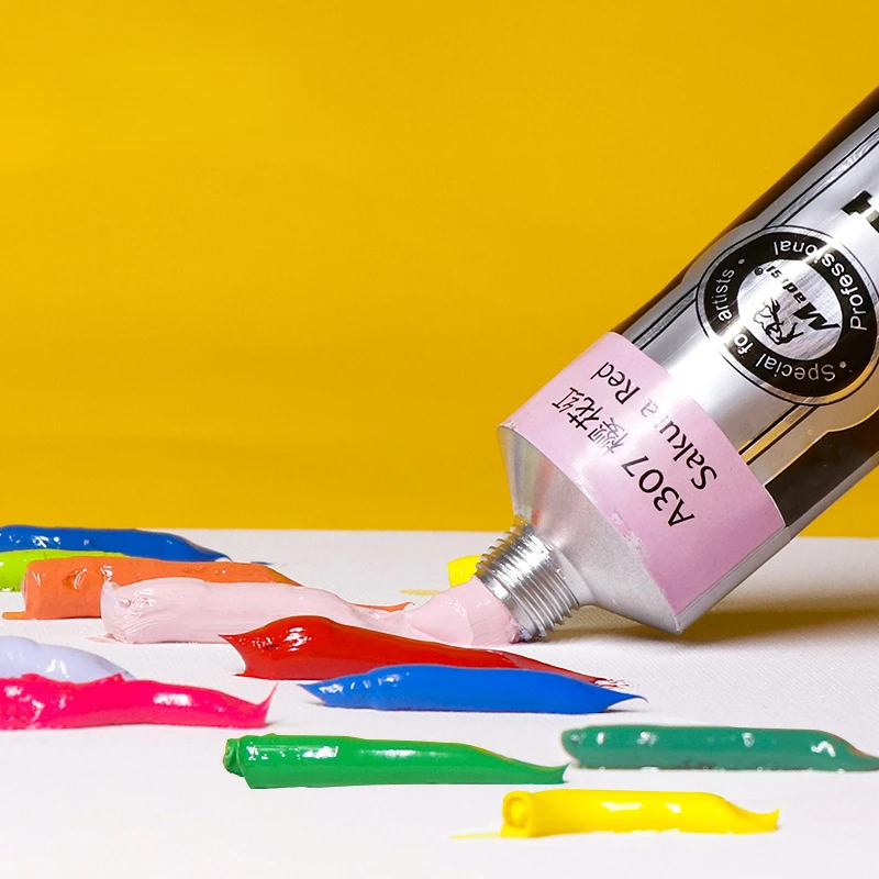Oil Painting Pigment 170ML Large Tube Semi Opaque Professional Painting Sketch Quick Drying Tube Single Oil Supplies