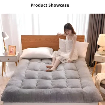 Dormitory tatami thickened mat fluffy warm pad thickened cotton mattress winter soft cushion quilt