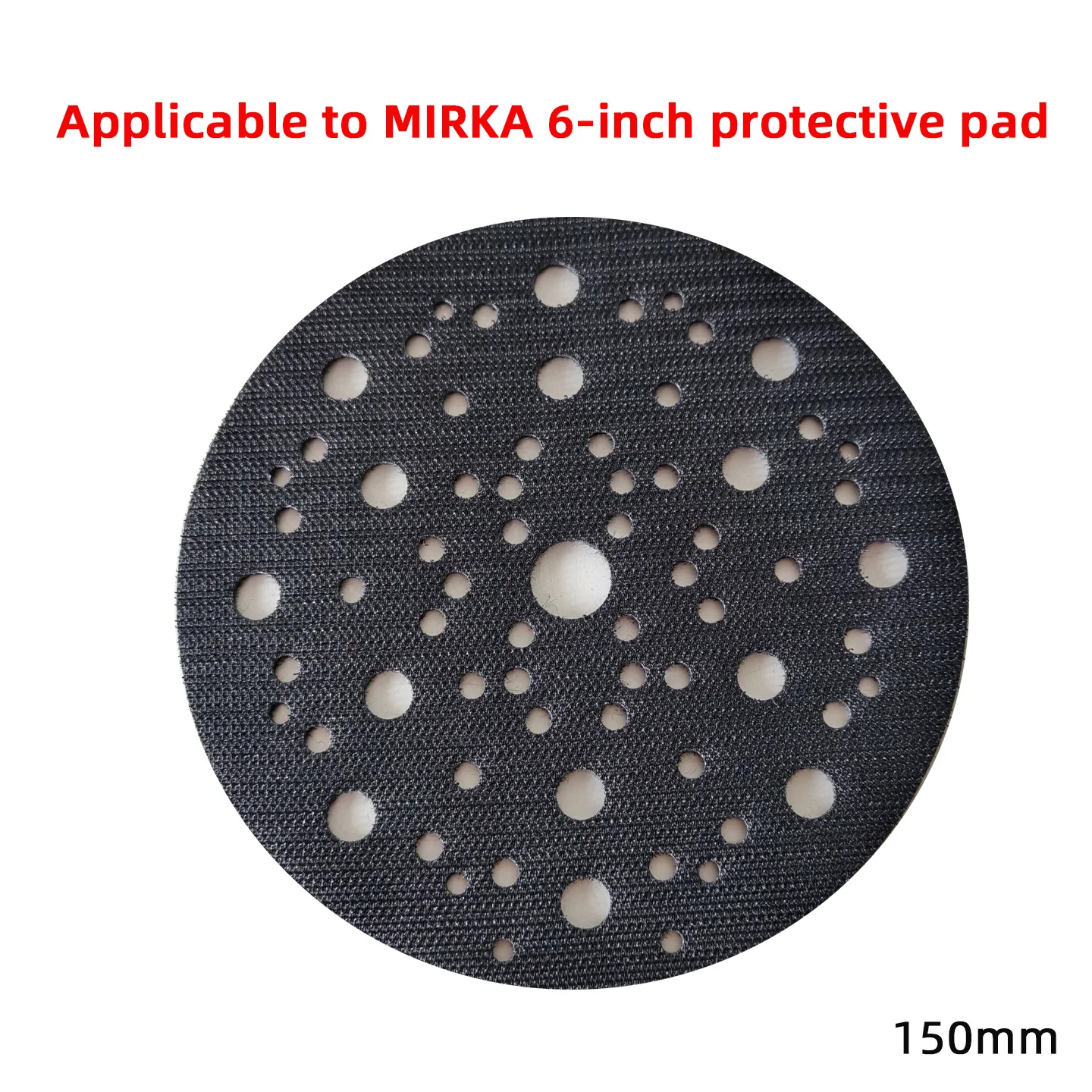 6인치 150mm 다중 홀 샌딩 보호 패드(후크앤루프 인터페이스 포함) Mirka DEROS 샌더와 호환 가능 샌딩 프로텍터
