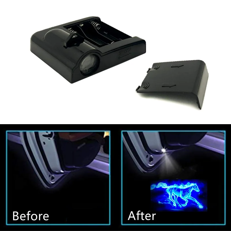 

2PCS Auto Accessories Car Door Lights Welcome Projector Courtesy Ghost Shadow Lamp Fit for All Car Models