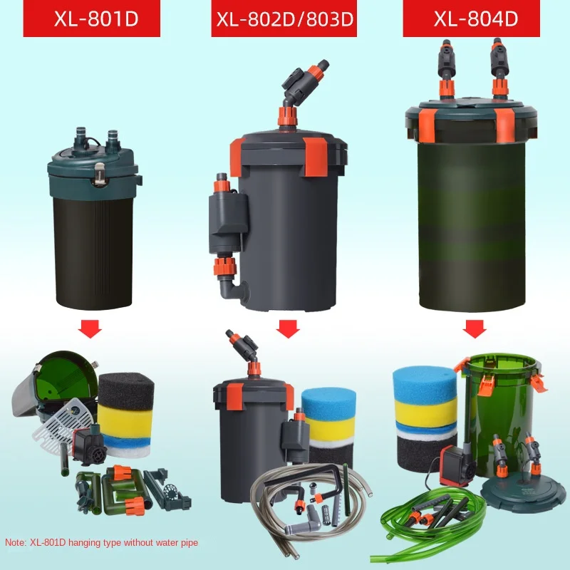 Xilong-External Fish Tank Filter Pump, External Barrel, Silent