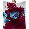 Thin Wadding Blanket Bed West Ham United Logo Fluffy Plaid Designer Throw Blanket Luxury Bedding Blankets for Decorative Sofa 4