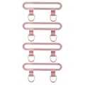 4PCS-Rose gold