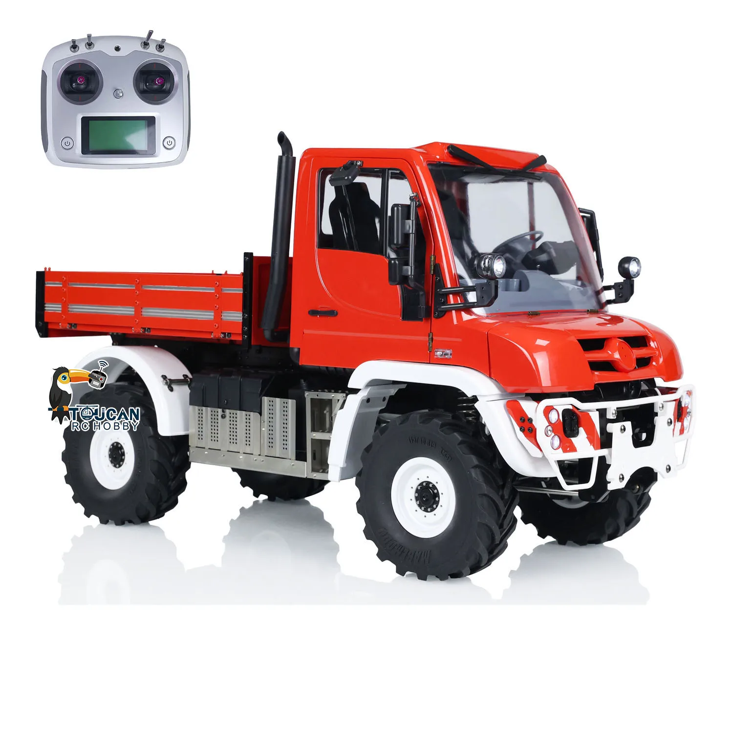 In Stock 1/10 U423 4x4 RC Off-road Vehicle Metal Bucket Remoted Rock Crawler Car Light Sound 2 Speed Transmission Finished Model 3