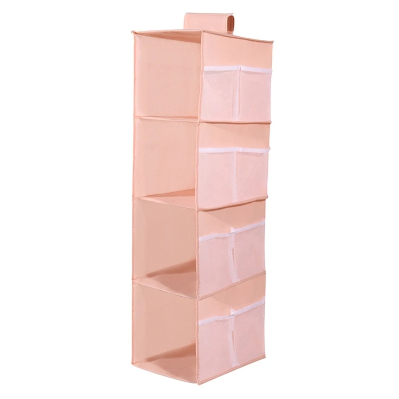 Hanging Closet Organizer And Storage 4shelf Shelves Wardrobe Clothes