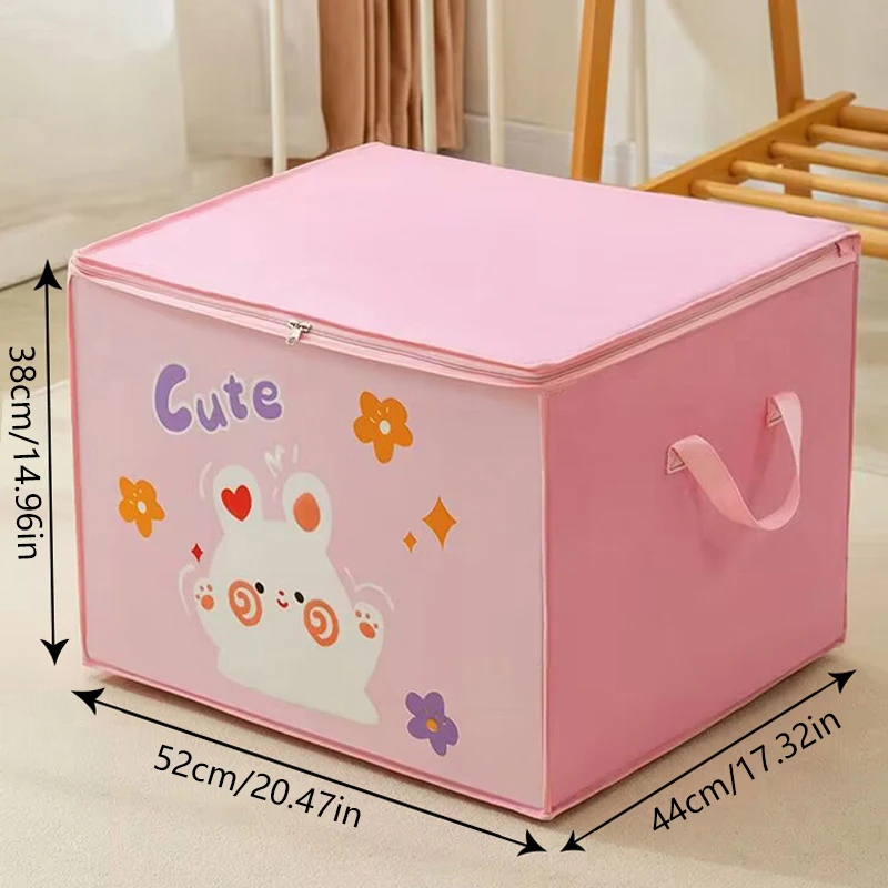 Складна коробка для зберігання іграшок Cube Дитячі іграшки Органайзер Коробка Фетрова тканина Кошик для зберігання для мультяшних тварин Дитяча кімната для іграшок Дім