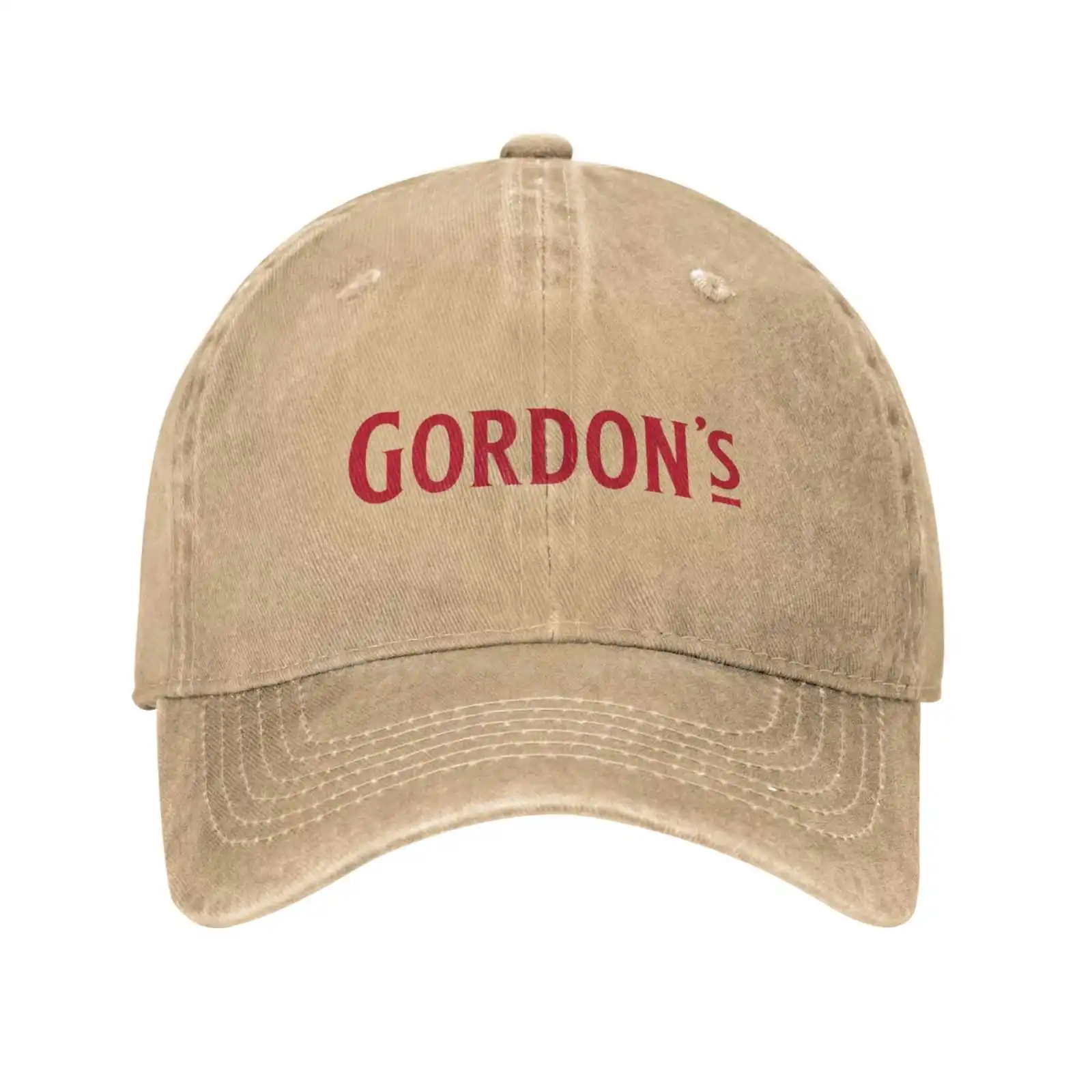 Gordons Gin Logo Fashion Quality Denim Cap Berretto Lavorato A Maglia Berretto Da Baseball