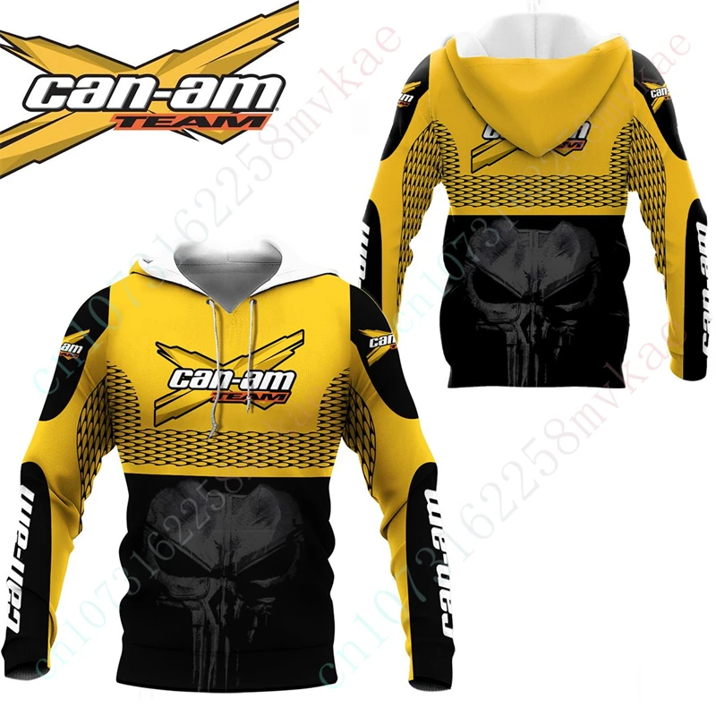 

Can-am Casual 3D Printing Oversize Hoodie Essentials Streetwear Unisex Sweatshirt Harajuku Zip Hoodies Anime Men's Clothing Top