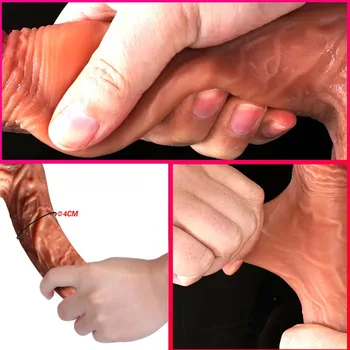 big dildo vibrator realistic penis suction cup dick dildos for women sex shop large phalos telescopic dildo sex toys for womans 4