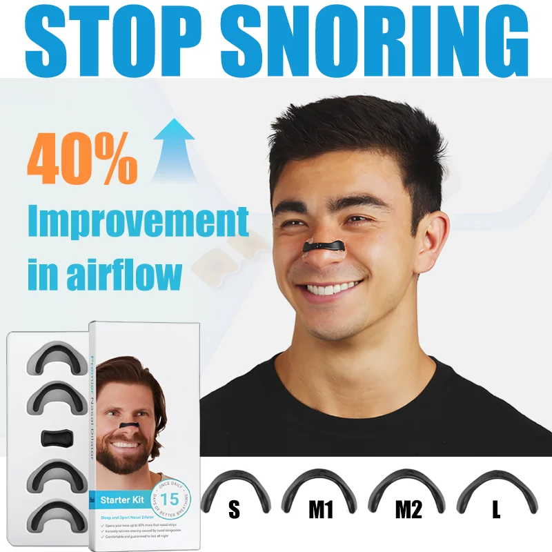 Magnetic Sleep Nasal Strips Anti Snoring Reduce Snoring Improve Sleep Nasal Strip Snoring Solution Nasal Dilator Snore Stopper 2