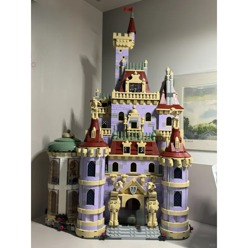 2916pcs Beauty and the Beast Castle Romantic Toy Model Girl