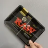 Sturdy Stainless Steel RAW Rolling Tray - Sized at 180x125mm (7x4.92 inches)