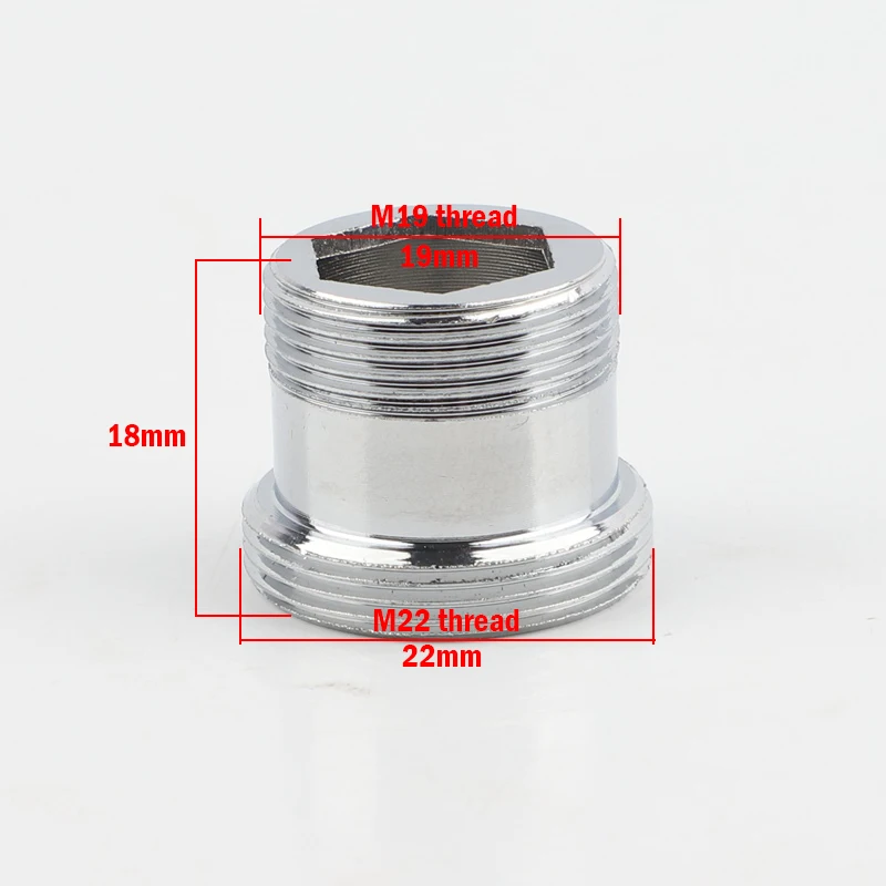 Stainless Steel M22 to M19 Thread Connector Garden Household Kitchen Faucet Joints Water Tap Adapter Water Purifier Accessory