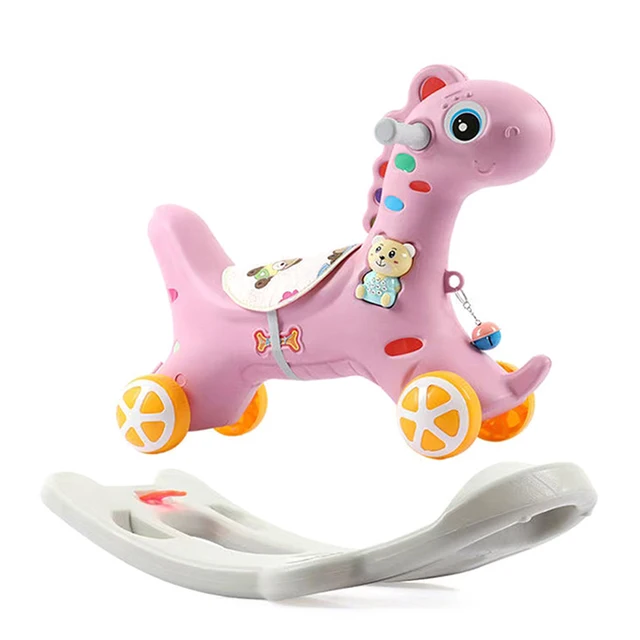 Children Rocking Horses Thickening Plastic Baby Indoor Balance Rocking Chair Kindergarten Ride for Kid Toy Birthday Gift 5
