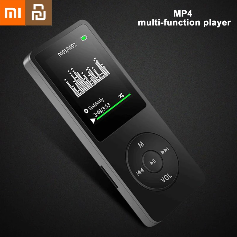 

Xiaomi Youpin Mp3 Mp4 плеер карта памяти портативный цифровой экран Музыка FM-радио Запись голоса встроенный HD-динамик просмотр фотографий