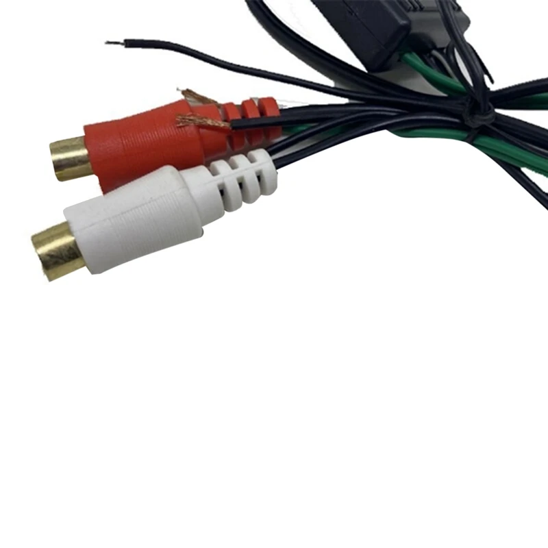 자동차 오디오용 스피커-2 RCA 라인 출력 변환기 IN/OUT High/Low