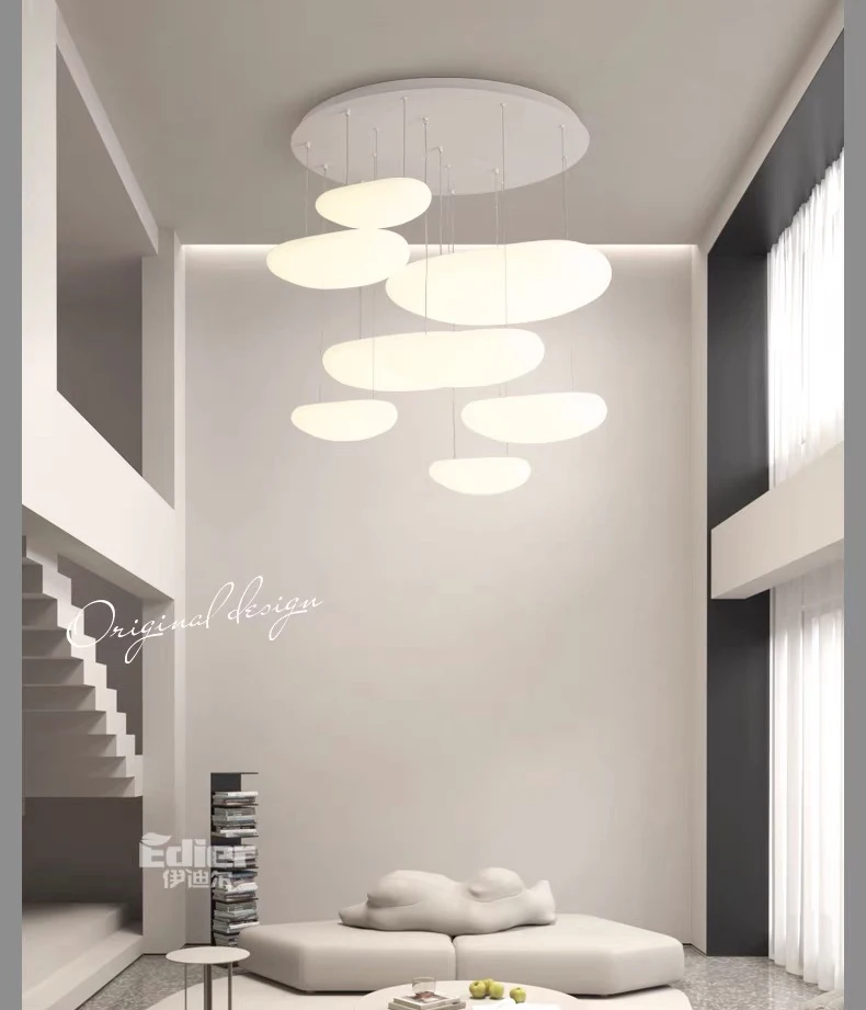 Nordic home decoration, stair chandelier, living room bedroom and dining room Pendant lights, ceiling light, indoor lighti