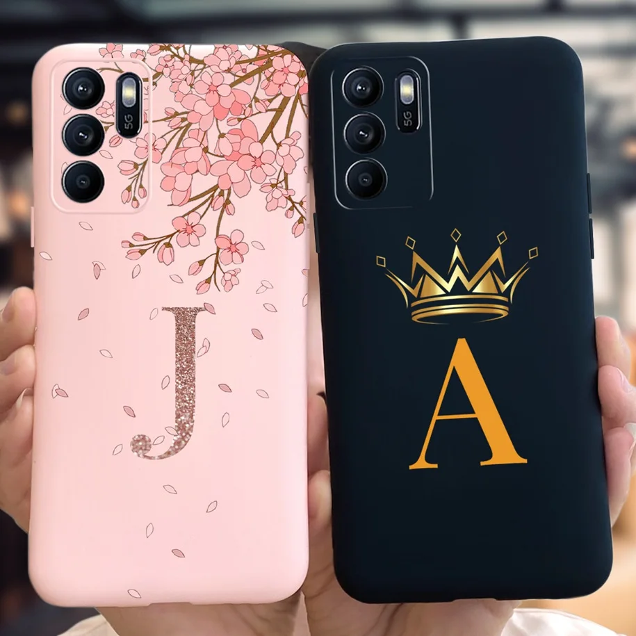 Cute Letters Painted Soft Bumper Shockproof Phone Case