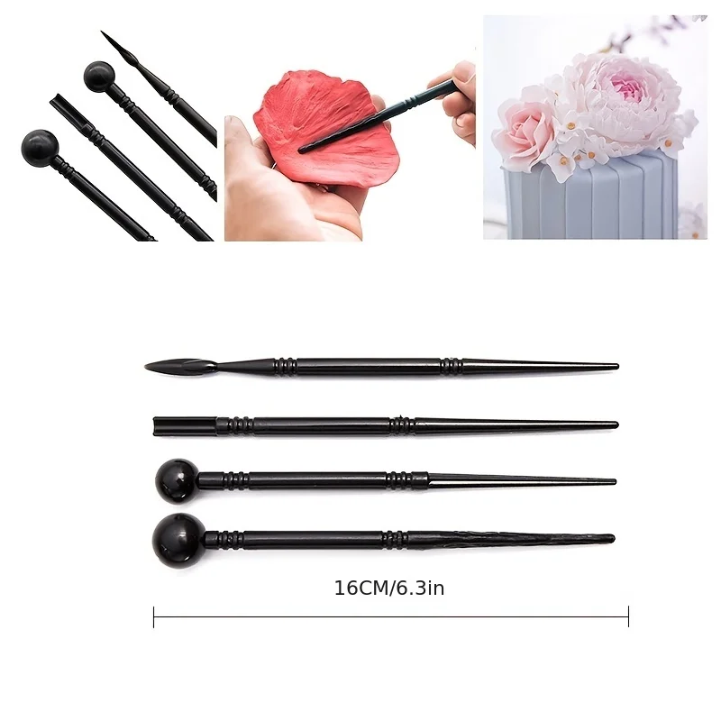 4pcs/5pcs/11pcs/36pcs Pottery Tools Clay Stone Plastic Carving Knife Silica Gel Dot Drill Pen Pellet Rod for Carving polymer clay tools pottery tools clay sculpting tools pottery sculpting tools clay craft tool