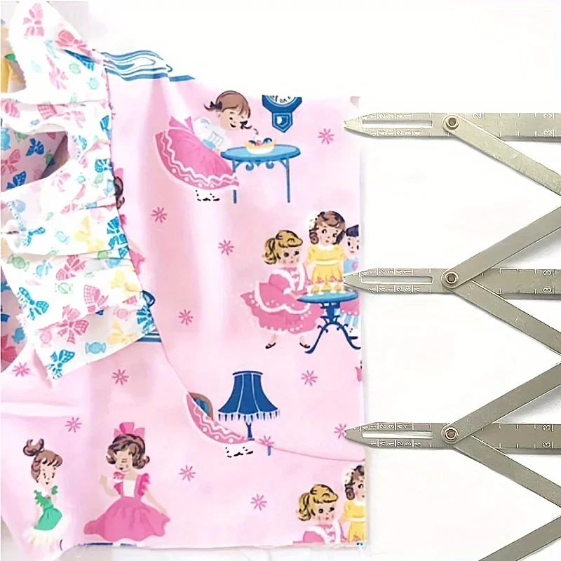 꽃 커튼을위한 커튼 만들기 도구 오픈 홀 분배기 로케이터 눈금자 개폐식 바느질 조절 가능한 단추 구멍 단추 로케이터