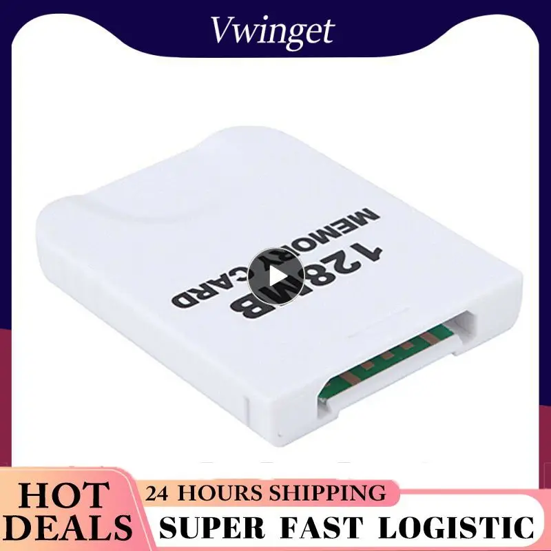 Pratica Scheda Di Memoria Per Wii Gamecube Gc Ngc Game White New Wii Memory Card (Progettata Per I Giochi)