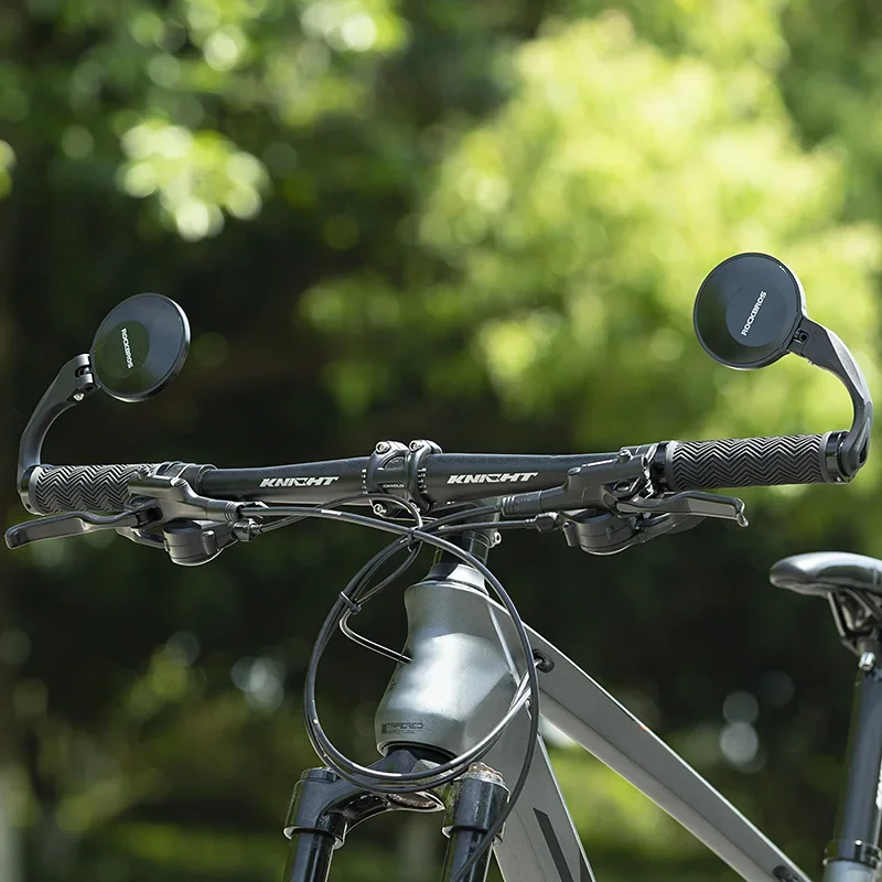 ROCKBROS HD View MTB Road Bike Mirrors 360 Angle Adjustable Handlebar Wide Range Rearview Mirror For Motorcycle Accessories rearview mirror