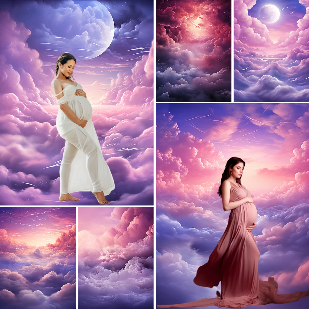 

Mocsicka Gradient Clouds Smoke Mist Abstract Photocall Portrait Backgrounds Baby Child Party Backdrops Props For Photo Studio