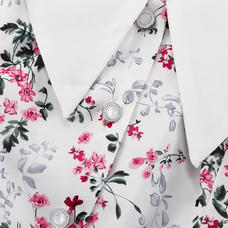 Printed Ruffled V-Neck Mini Dress Female Short Sleeve Fashion Slim High Waist Elegant Party Dress Women's Summer Dress New
