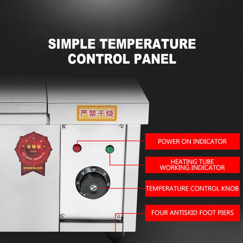 Household Potato Chips Fryer Commercial Electric Fryer Fried skewers Fried Chicken Cutlet French Fries Machine