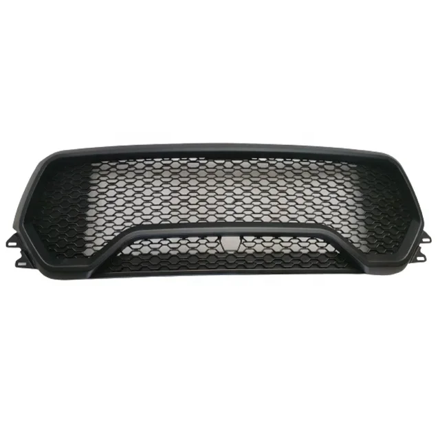 Truck Parts ABS Car Grille Matt Black Replacement Mesh Grille Car Bumper Front Grille For Dodge Ram 1500 19-21 custom auto front grille for tt center honeycomb mesh bumper black grill ttrs 8j style 2008 2009 2010 2012 2013 2014